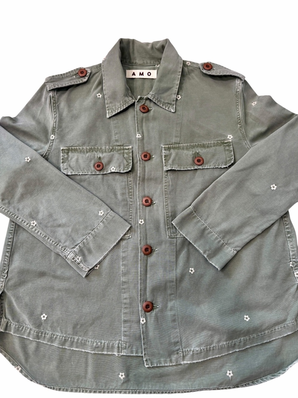 AMO Shirt Surplus Jacket w/ Daisy floral - Picture 8 of 10